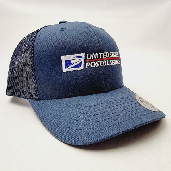 USPS Mail Carrier Clerk Postal Service Worker Mailman Retro Trucker Hat Uniform - Picture 1 of 4